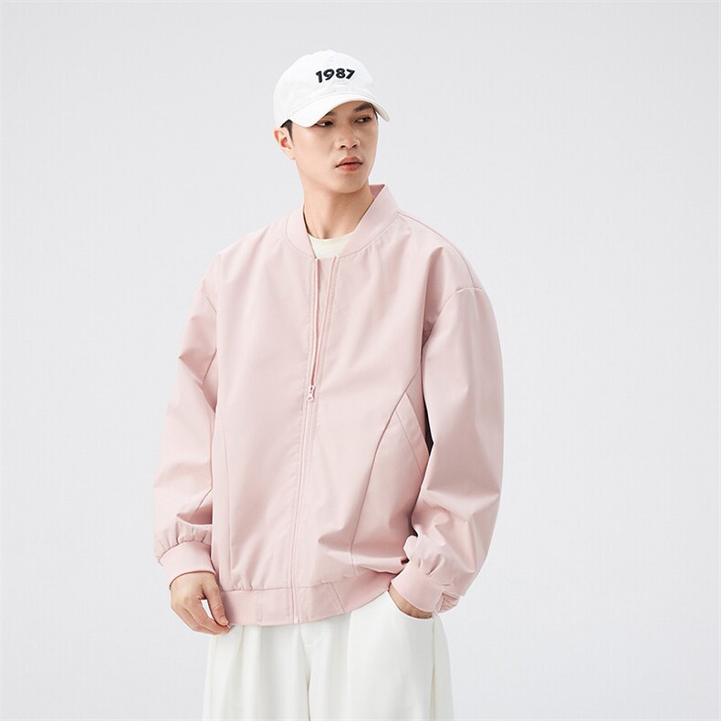 秋季外景飞行员夹克男宽松棒球服DSA157B-JK7860-P58图片