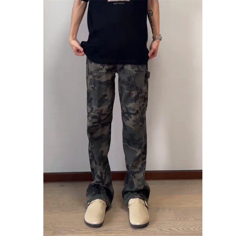 休闲迷彩裤直筒牛仔裤长裤NK2400-P40图片
