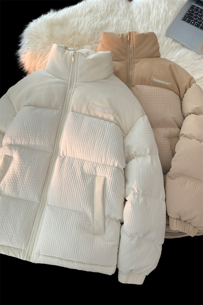 冬季加厚冬新款潮牌棉袄外套玉米格情侣棉衣面包服A436-0899-P85,男装棉衣,电商A436