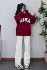 B221美式ins高街小众假破洞修身微喇牛仔裤LK22065-P65控88，男装牛仔裤，电商B221