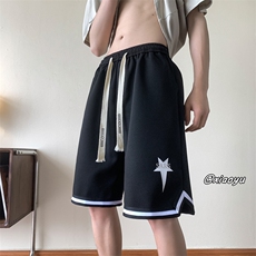 XZ616夏季新款华夫格篮球裤印花休闲短裤TY868P45控58，男装休闲裤，星座512A（原616）