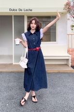 【大货已出】短袖牛仔连衣裙女2025夏季2C227/2532/P155K208，女装连衣裙，2C227