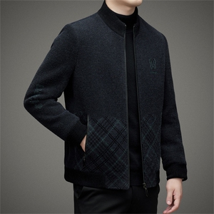BH8866钱塘2020-2中年男士冬季新款商务休闲厚款夹克外套P190图片