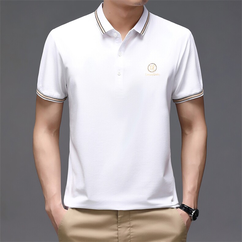 BS21098钱塘2020-2夏季新款翻领商务休闲男士短袖T恤主推款P48,男装T恤,钱塘207-2