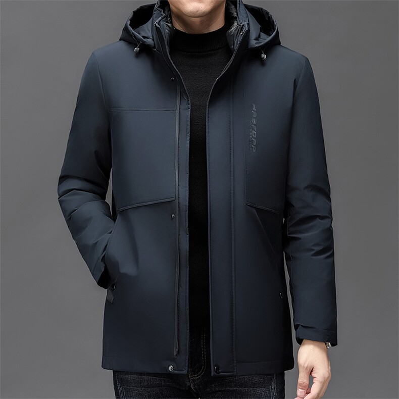 NN2325钱塘2020-3商务休闲简约百搭冬季中年男士棉衣外套P110图片