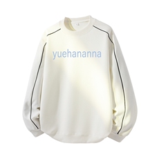 得物供货、复合重磅420克现货圆领卫衣宽松HD019-1-YLT25253-P35，男装卫衣，电商019-1
