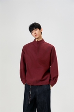 时尚立领棒球服衬衫韩版户外宽松抽绳防晒外套衬衫男冲锋衣P42，男装防晒衣，电商B319