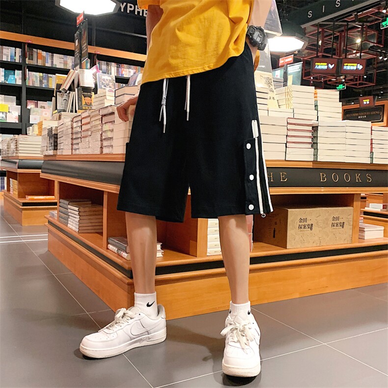 特P302024夏季短裤港风宽松韩版五分裤休闲裤XDK226,男装牛仔裤,电商B370
