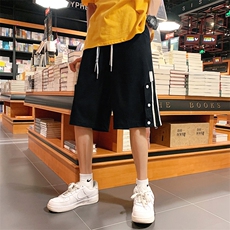 特P302024夏季短裤港风宽松韩版五分裤休闲裤XDK226，男装牛仔裤，电商B370