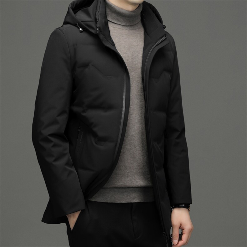 BNJ2111钱塘2020-2冬季厚款百搭商务休闲简约中年男士羽绒服P240,男装羽绒服,钱塘207-2