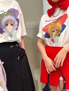 春款美女头T图片