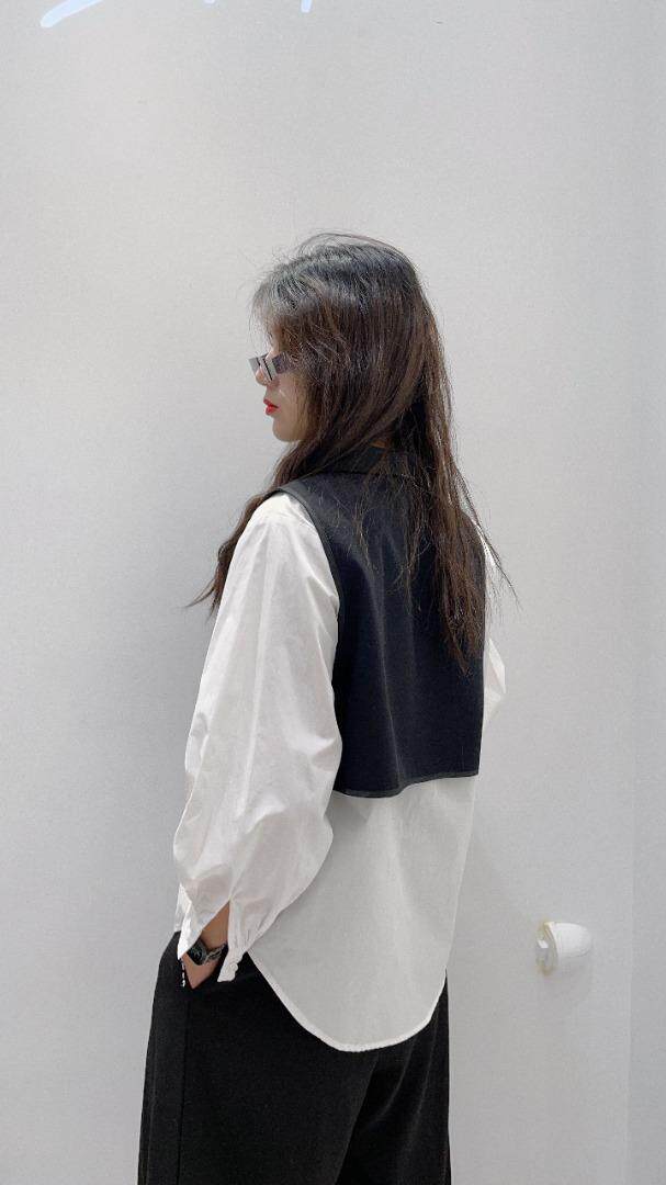 汪尚春2022春装设计师系列手工贡针假两件，其它，SHANGCHUN·W 汪尚春