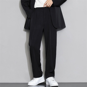 春夏薄款男士时尚修身休闲百搭直筒小西裤XZ310B-3-K8871-P40图片