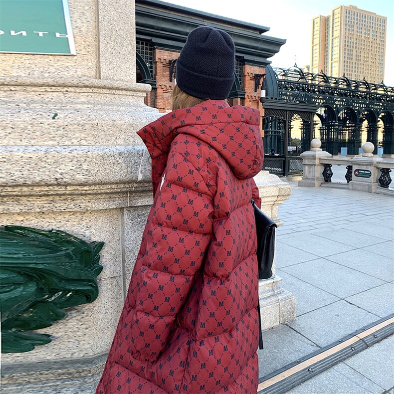 2楼002-8008-P315-K418现货主推！~连帽加厚加长大被子羽绒服,女装羽绒服,千寻