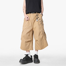 KG70130-P75-X98-成分：100棉-七分裤，男装休闲裤，电商A310
