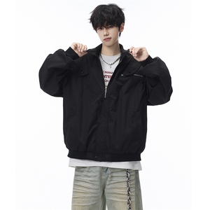 秋季夹克男宽松飞行服外套棒球服D329-QM204-P90-控138图片
