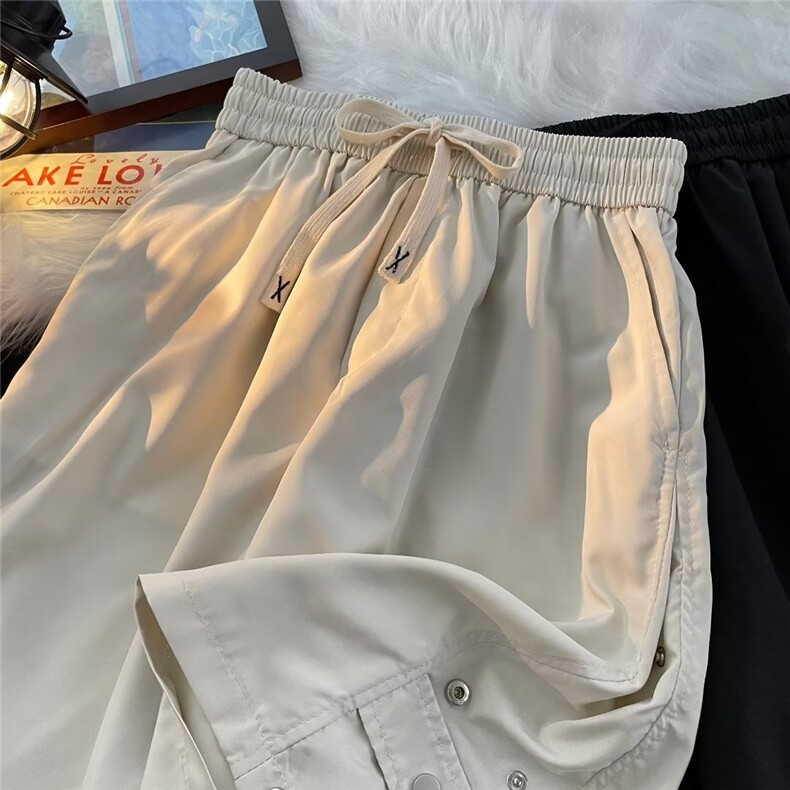 美式工装短裤男夏季高街vibe排扣休闲中裤运动青少年裤子-X6373,男装休闲裤,星座601-2