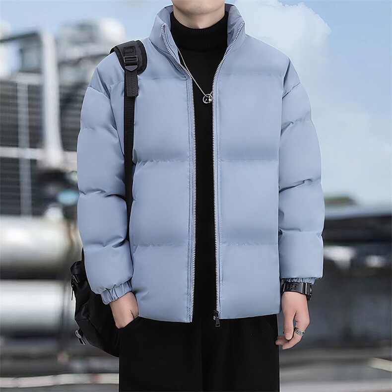 男士棉服秋冬季2024年新款韩版潮流短款加厚棉衣外套休闲棉袄,男装棉衣,电商B212（原钱塘6029）