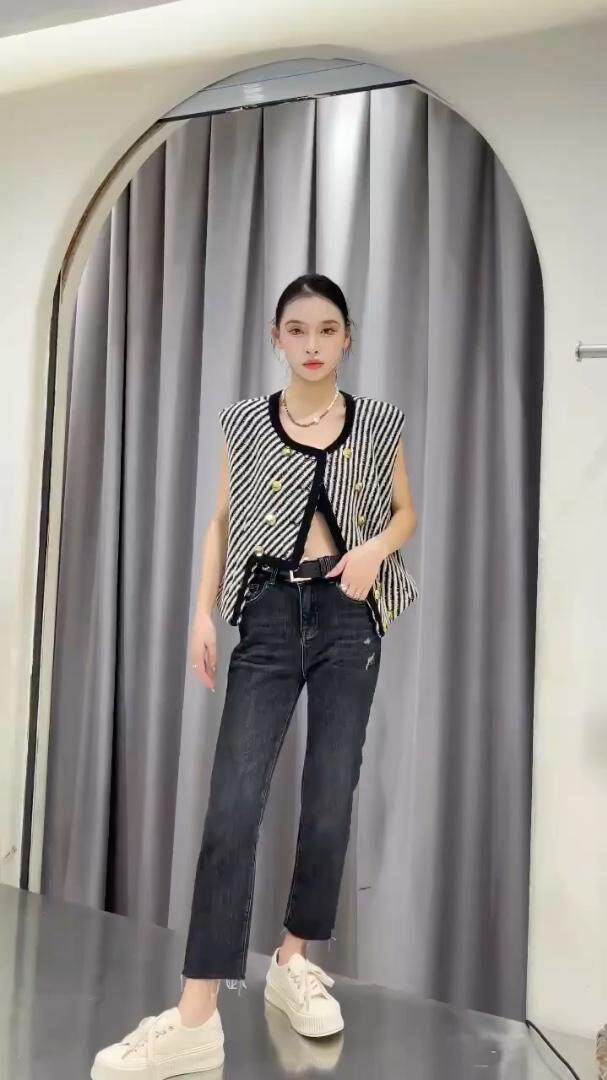 小金扣小香马甲火爆，女装马甲，泰靡(1F)