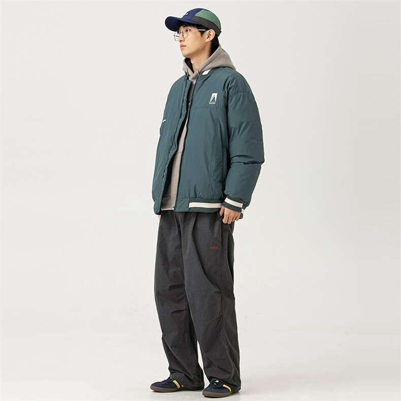 2026冬季新款男日系潮牌纯色刺绣白鸭绒羽绒服加厚外套YR38-F219,男装羽绒服,电商A101（原外27）