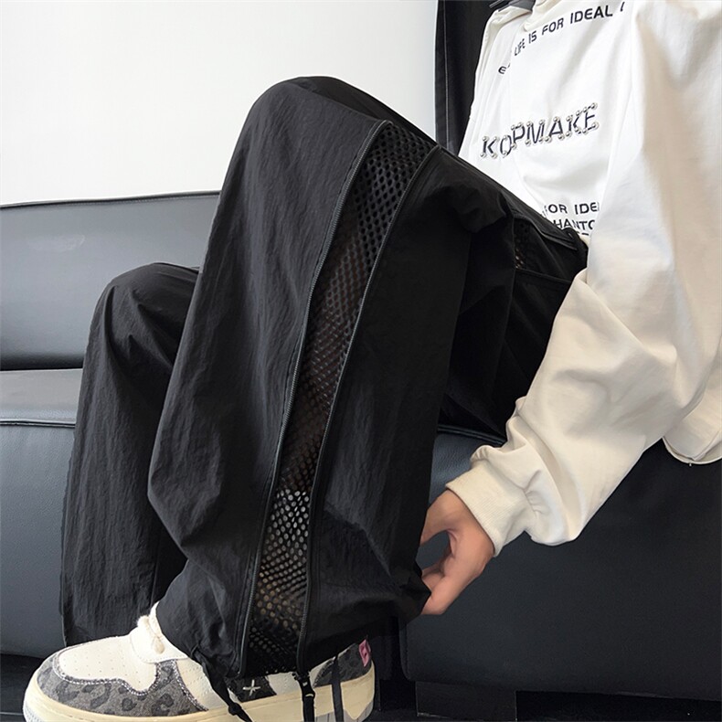 08夏秋季速干网眼冲锋裤户外伞兵裤潮情侣XZ211-1-K2433-P60控78,男装休闲裤,星座211-1