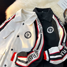 港风机车飞行夹克外套赛车服夹克潮流棒球百搭外套J9951P75，男装夹克，电商A128