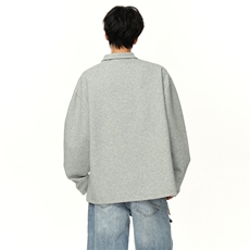 ！2025秋冬新款男士不规则领圆领卫衣情侣长袖WY17特P30，男装卫衣，电商B220