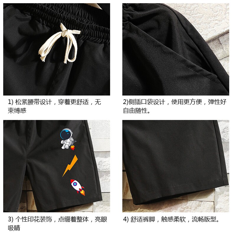 DK39165-P15港风休闲短裤男士大码运动五分裤男中裤男马裤砖墙,男装休闲裤,电商A040A