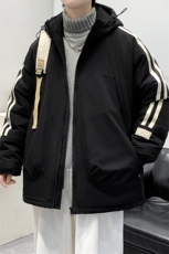 冬上新加棉加厚棉服港风纯色连帽棉衣外套男女8321-P110控价158，男装棉衣，电商A441-1