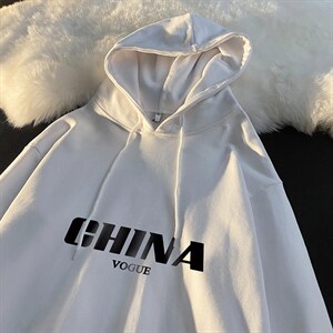 WY2001-P35加绒款-P40纯棉连帽卫衣男大码运动帽衫宽松薄外套男,男装卫衣,电商A040