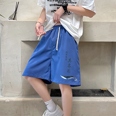 DK39261-P15港风休闲短裤男士大码运动五分裤男中裤男马裤，男装休闲裤，电商A040