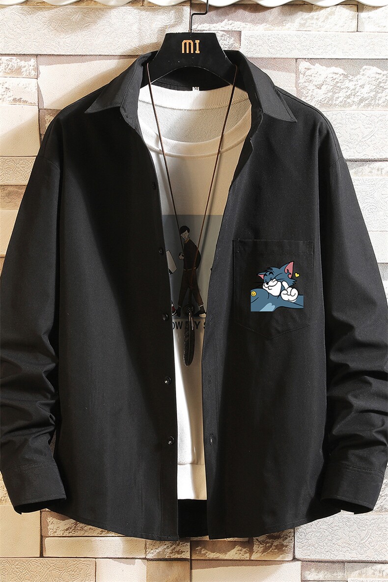 CS15132-P38长袖衬衫男士大码宽松衬衣男寸衫男寸衣,男装衬衫,电商A040A