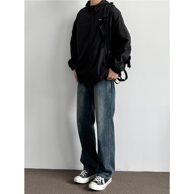 冰丝宽松防晒服男女夏新款连帽防晒衣情侣风衣休闲外套潮JA04-P45,男装防晒衣,星座208-5