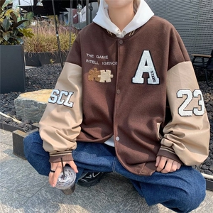 男秋季2023新款长袖棒球服夹克外套W3998P55图片
