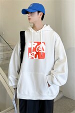 港风秋季卫衣连帽印花学生宽松外套潮 A071-W551-P45图片