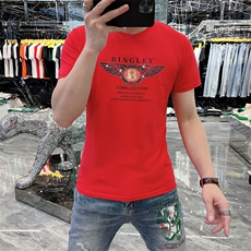 新款时尚高端精品欧货夏季男T恤短袖潮流抖音A227B-A-715-P45，男装T恤，电商A227B（原钱塘4066-1）