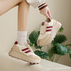 韩版新款阿甘鞋女2025春季学生运动跑步休闲厚底增高鞋，女鞋休闲鞋，电商A223