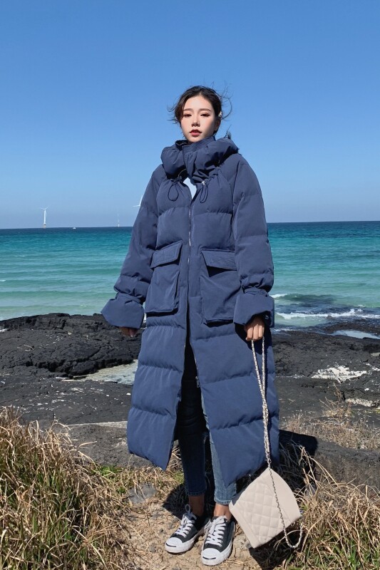 主推跑量款大货C118中长款花苞领喇叭袖棉衣棉袄,女装棉衣/棉服,浙宝088