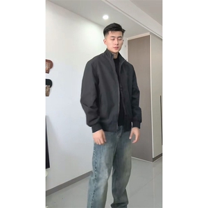 26春装新款美拉德立领飞行夹克boxy廓形休闲百搭外套上衣JK6500