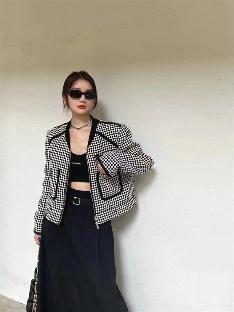 千鸟格毛呢，其它，时代公主