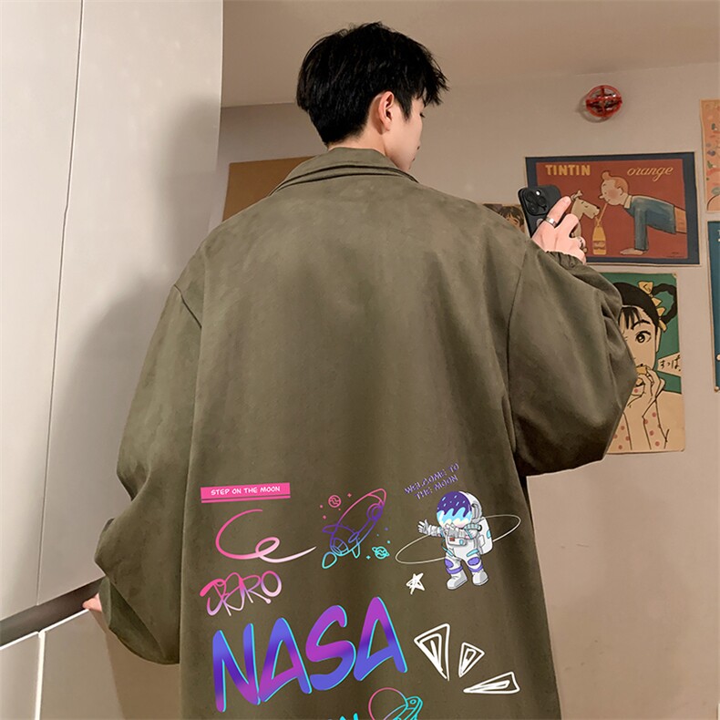 麂皮绒夹克男大码立领褂子外套JK85186-P68加绒款-P78,男装夹克,电商A040