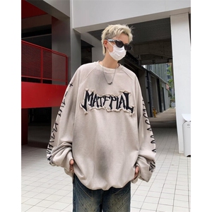 DY3802-P55抖音品质脏脏卫衣男连帽秋季美式春秋款潮牌重磅衣服潮图片