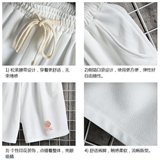 MK37237-P15冰丝短裤男士大码宽松休闲五分裤男运动中裤网格，男装休闲裤，电商A040A
