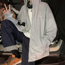 2024秋冬新款运动连帽开衫卫衣XW190：特批35,男装卫衣,星座718-1