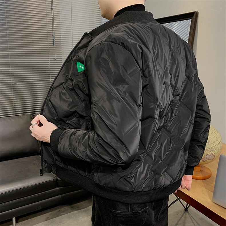 B302Y628冬装新款棒球领轻薄羽绒服外套店主风,男装羽绒服,电商B216（原B302）