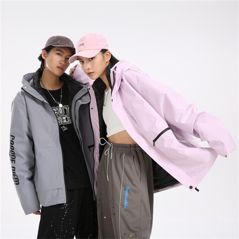 S-6XL90%白鸭绒以情侣冬季新款三合一户外羽绒服XZ109-P238,男装羽绒服,星座109