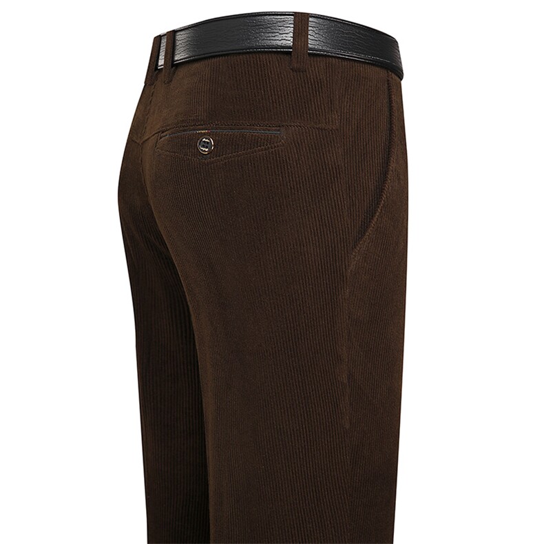 西裤男2023秋季新款商务正装灯芯绒休闲长裤子中年男士西装裤,男装西裤,电商B212（原钱塘6029）