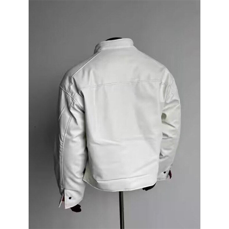 W9417-P70网图现货美式pu皮外套潮牌欧美机车服夹克高级感皮衣,男装夹克,星座1608-2