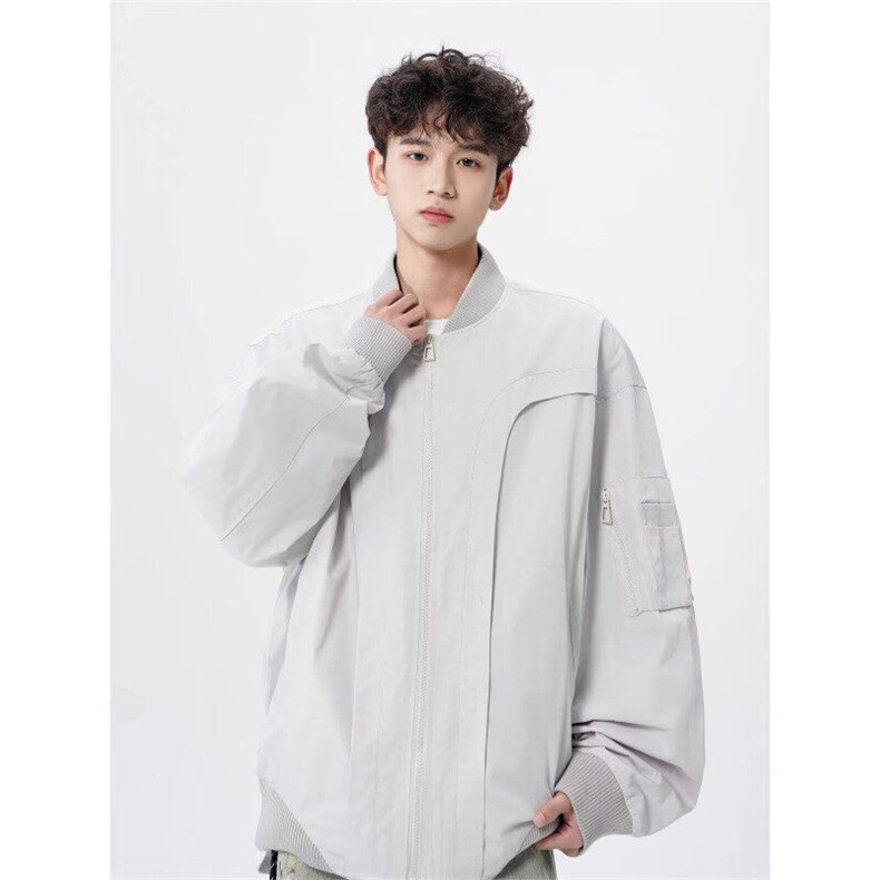 W9428-P68网图现货新款美式复古飞行员夹克时尚工装外套棒球服,男装夹克,星座1608-2
