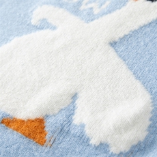 2025时尚百搭通勤简约休闲大鹅款儿童羊毛衫，童装儿童羊毛衫，宏杨羊绒